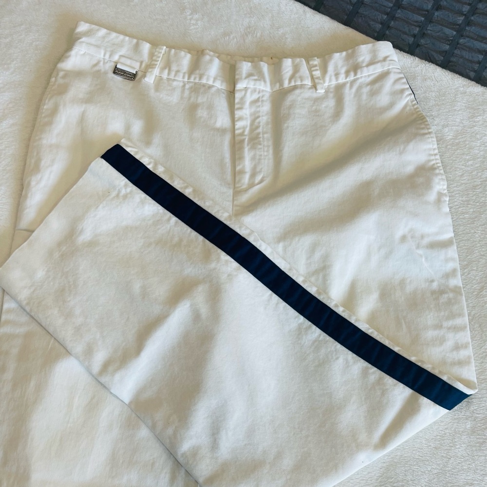 Ralph Lauren size 6 white black stripe